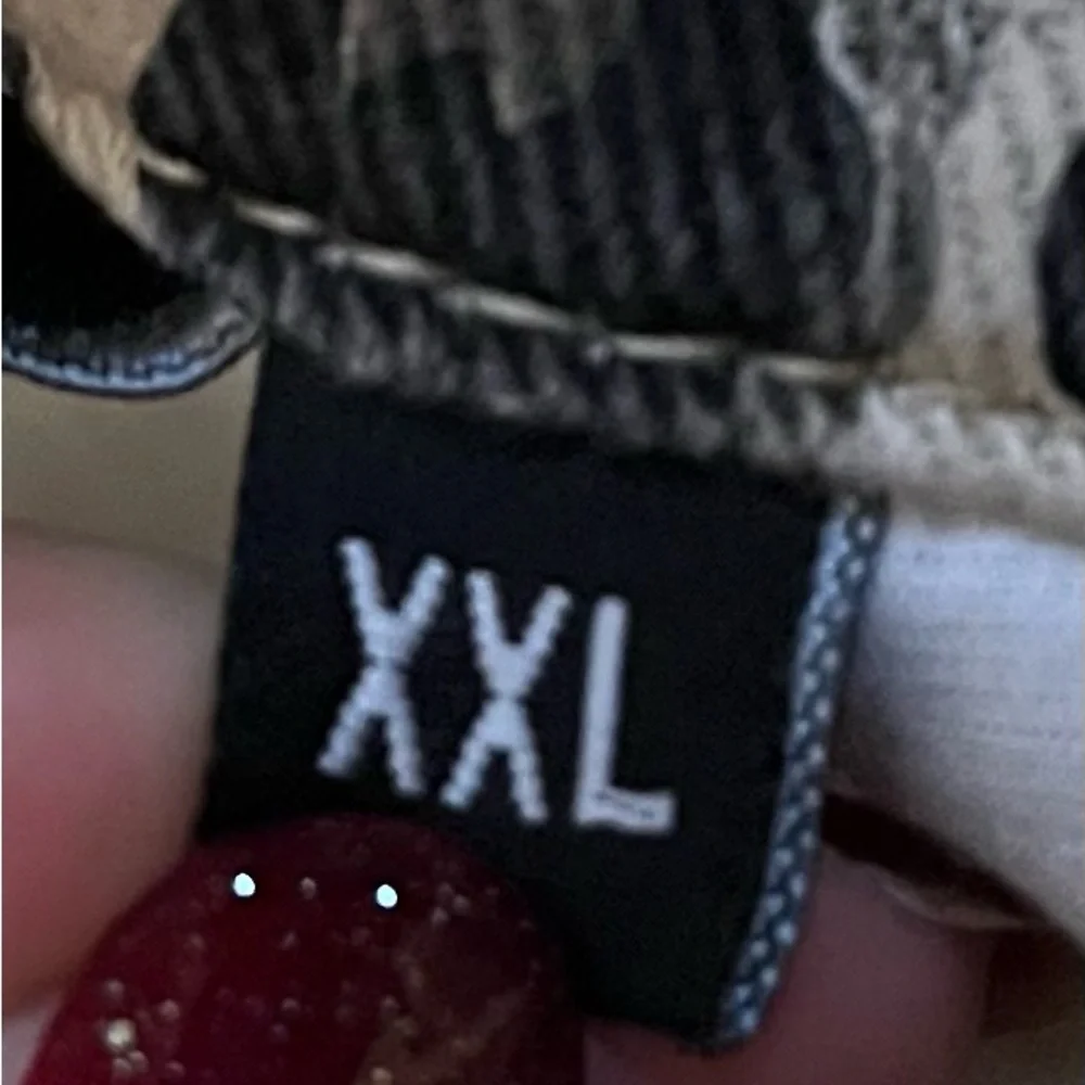 Nuggles Denim Leopard Print Overall Dress size XXL - Picture 13 of 16